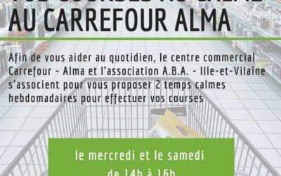Vos courses au calme au Carrefour Alma (Rennes)