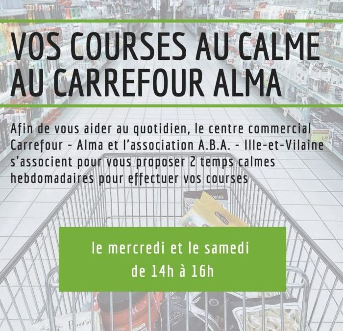 Vos courses au calme au Carrefour Alma (Rennes)